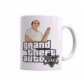 Humuts Porselen Beyaz Gta V Trevor Kupa Bardak