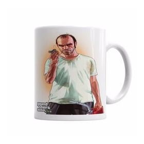 Humuts Porselen Beyaz Gta V Trevor Philips Kupa Bardak