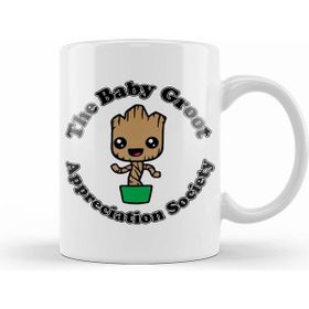 Humuts Porselen Beyaz Guardians Of The Galaxy Baby Groot Appreciation Society Kupa Bardak