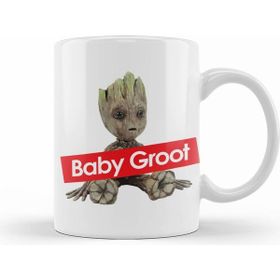 Humuts Porselen Beyaz Guardians Of The Galaxy Baby Groot Supreme Kupa Bardak