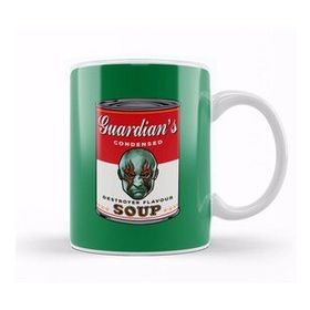 Humuts Porselen Beyaz Guardians Of The Galaxy Destroyer Soup Warhol Kupa Bardak