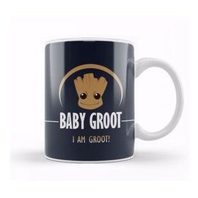 Humuts Porselen Beyaz Guardians Of The Galaxy I Am Baby Groot Kupa Bardak