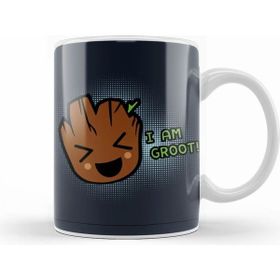 Humuts Porselen Beyaz Guardians Of The Galaxy I Am Baby Groot Kupa Bardak