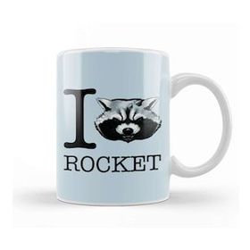 Humuts Porselen Beyaz Guardians Of The Galaxy I Heart Rocket Raccoon Kupa Bardak