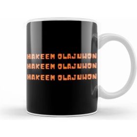 Humuts Porselen Beyaz Hakeem Olajuwon Basketball Gifts Vintage Retro Rainbow Quotes For Boys And Dad Kupa Bardak