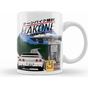 Humuts Porselen Beyaz Hakone Nissan Skyline R32 Kupa Bardak