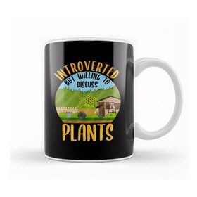 Humuts Porselen Beyaz Introverted But Willing To Discuss Shy Plant Owner Kupa Bardak