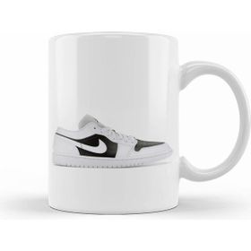 Humuts Porselen Beyaz Jordan 1 Low Panda Kupa Bardak