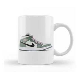 Humuts Porselen Beyaz Jordan 1 Mid Dutch Green Kupa Bardak