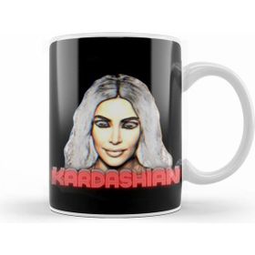 Humuts Porselen Beyaz Kim Kardashian Kupa Bardak
