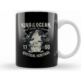 Humuts Porselen Beyaz King Of The Ocean Sailing Kupa Bardak