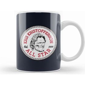 Humuts Porselen Beyaz Kris Kristofferson Converse All Star Icon Kupa Bardak