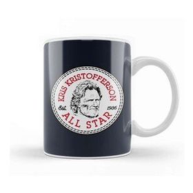 Humuts Porselen Beyaz Kris Kristofferson Converse All Star Icon Kupa Bardak