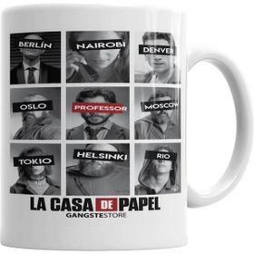 Humuts Porselen Beyaz La Casa De Papel 001 Kupa Bardak