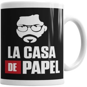 Humuts Porselen Beyaz La Casa De Papel 004 Kupa Bardak