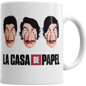 Humuts Porselen Beyaz La Casa De Papel 03 Kupa Bardak
