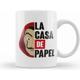 Humuts Porselen Beyaz La Casa De Papel 05 Kupa Bardak