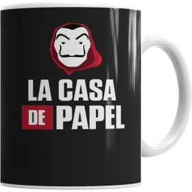 Humuts Porselen Beyaz La Casa De Papel 06 Kupa Bardak