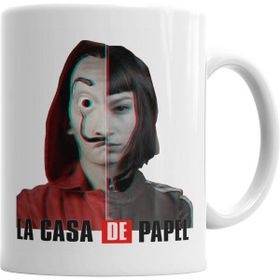 Humuts Porselen Beyaz La Casa De Papel 06 Kupa Bardak