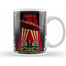 Humuts Porselen Beyaz Led Zeppelin Kupa Bardak