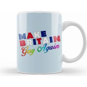 Humuts Porselen Beyaz Make Britain Gay Again Lgbtq Pride Kupa Bardak