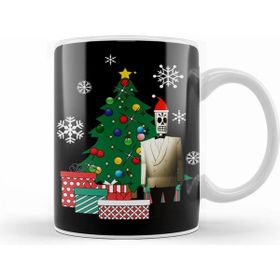 Humuts Porselen Beyaz Manny Calavera Around The Christmas Tree Kupa Bardak