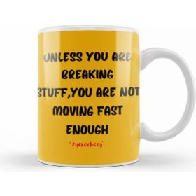 Humuts Porselen Beyaz Mark Zuckerberg Quotes Entrepreneurs Motivation Inspiration Success Gifts Kupa Bardak