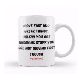 Humuts Porselen Beyaz Mark Zuckerberg Quotes Entrepreneurs Motivation Inspiration Success Work Ggifts Kupa Bardak