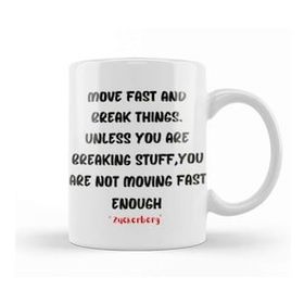 Humuts Porselen Beyaz Mark Zuckerberg Quotes Entrepreneurs Motivation Inspiration Success Work Ggifts Kupa Bardak