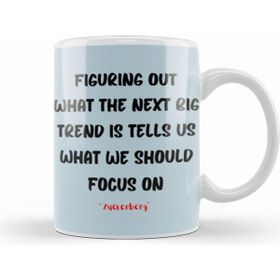 Humuts Porselen Beyaz Mark Zuckerberg Quotes Entrepreneurs Motivation Inspiration Success Work Gifts Kupa Bardak