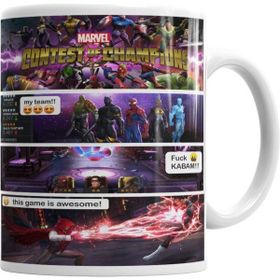 Humuts Porselen Beyaz Marvel Contest Of Champions Roxx Ink Kupa Bardak