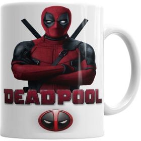 Humuts Porselen Beyaz Marvel Deadpool Kupa Bardak