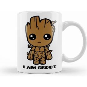 Humuts Porselen Beyaz Marvel Groot 2 I Am Groot Kupa Bardak