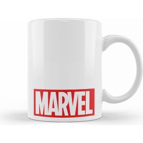 Humuts Porselen Beyaz Marvel Kupa Bardak