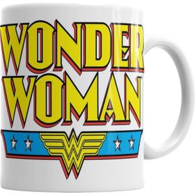 Humuts Porselen Beyaz Marvel Wünder Woman Kupa Bardak