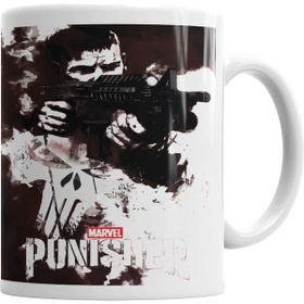 Humuts Porselen Beyaz Marvels The Punisher O Justiceiro Kupa Bardak
