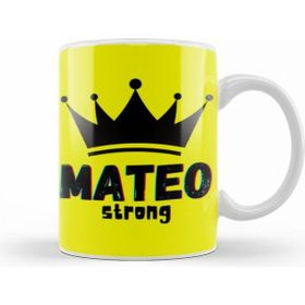 Humuts Porselen Beyaz Mateo Name Personalized Custom Vintage Retro Rainbow Style Design Gift Baby Gift For Him Kupa Bardak