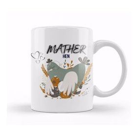 Humuts Porselen Beyaz Mather Day 2021 Mather Hen Kupa Bardak