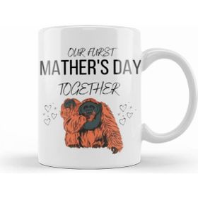 Humuts Porselen Beyaz Mathers Day Gift 2021 Our Furst Mathers Day Together Kupa Bardak