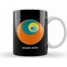 Humuts Porselen Beyaz Maths And Science Golden Ratio Fibonacci Circle Kupa Bardak