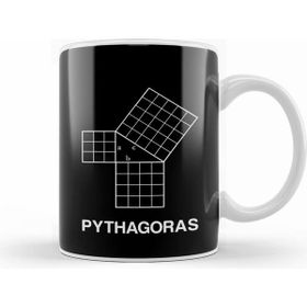 Humuts Porselen Beyaz Maths And Science Pythagoras Cubes Kupa Bardak