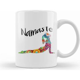 Humuts Porselen Beyaz Mditation Yoga Namaste Kupa Bardak
