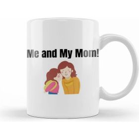 Humuts Porselen Beyaz Me And My Mom Kupa Bardak