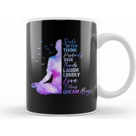 Humuts Porselen Beyaz Meditation Yoga Zen Buddhism Buddhist Yogi Quote Kupa Bardak