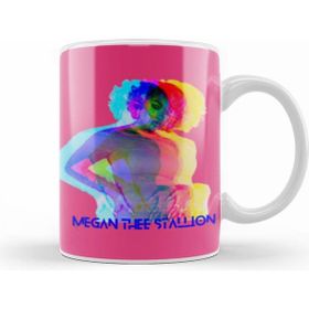 Humuts Porselen Beyaz Megan Thee Stallion Kupa Bardak