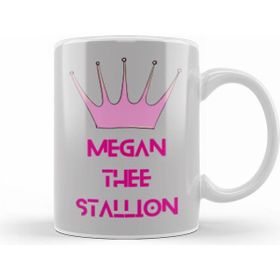 Humuts Porselen Beyaz Megan Thee Stallion Kupa Bardak