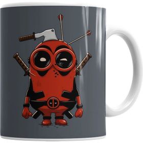 Humuts Porselen Beyaz Minion 01 Kupa Bardak