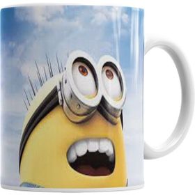 Humuts Porselen Beyaz Minion 04 Kupa Bardak