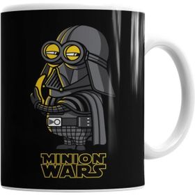 Humuts Porselen Beyaz Minion Wars Kupa Bardak