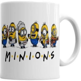 Humuts Porselen Beyaz Minions 2 Kupa Bardak